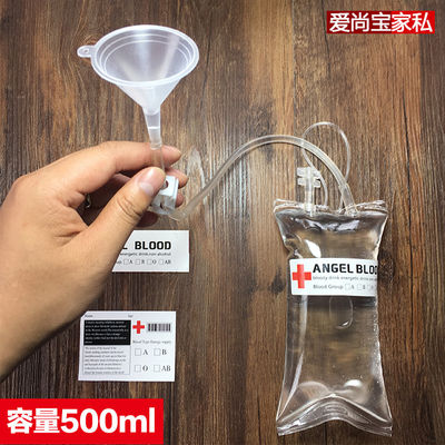 Nhãn dán Soda Juice Alcohol 500ml Túi máu giả