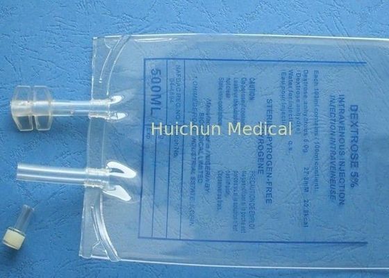 Nhiệt độ cao Nhựa dẻo 1000ml PVC Infusion